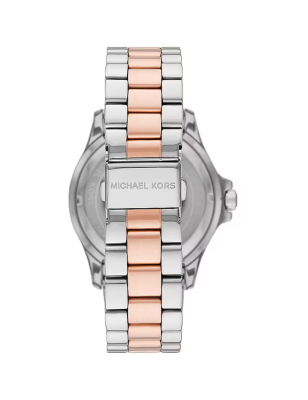 Michael Kors Everest Three Hand Rose Gold Dial Two Tone Steel Strap Watch For Women - MK7402