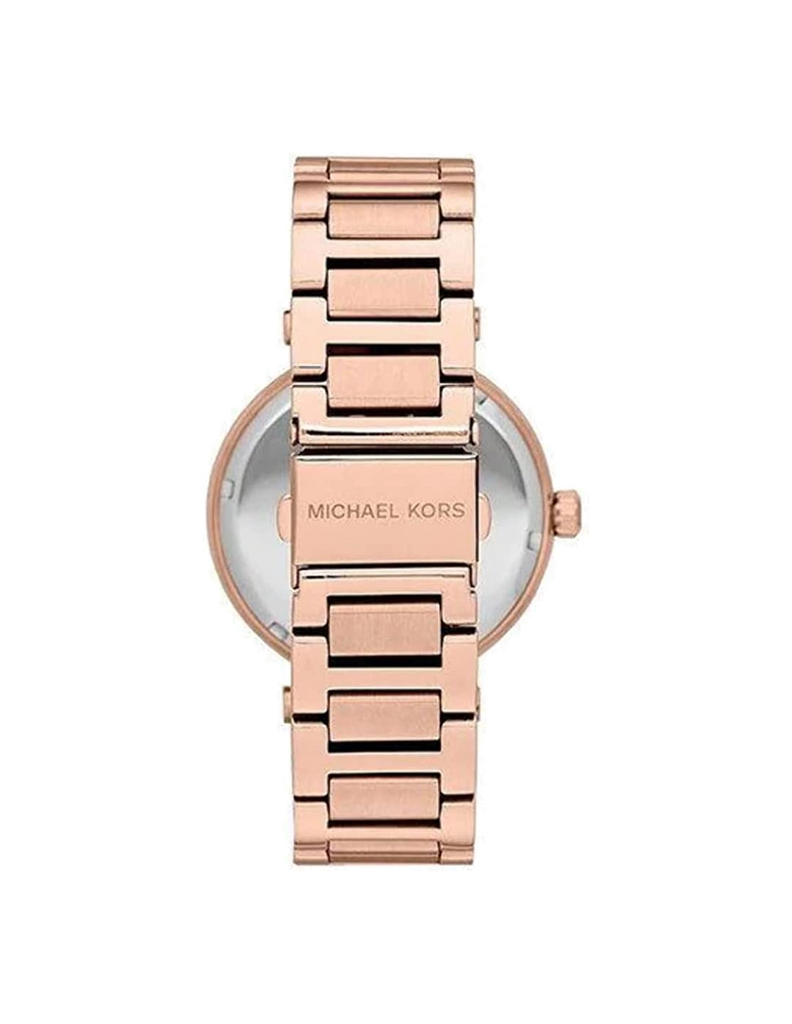 Michael Kors Skylar Rose Gold Dial Rose Gold Steel Strap Watch for Women - MK5868
