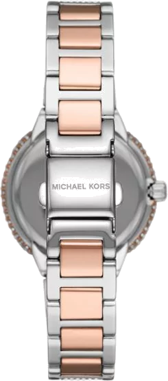 Michael Kors Taryn Quartz White Dial Two Tone Steel Strap Watch For Women - MK4461