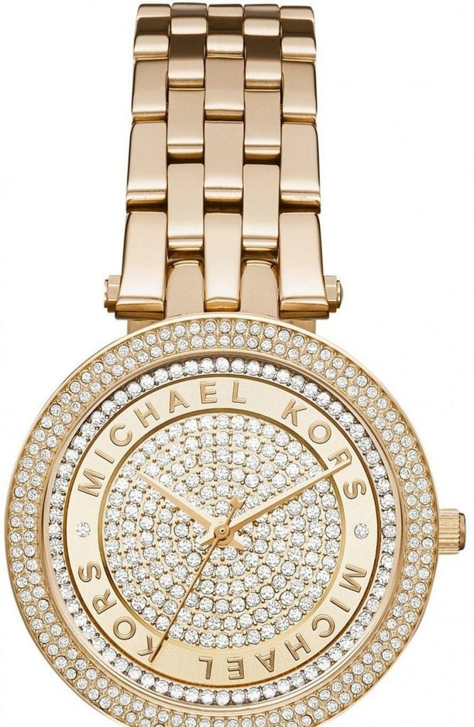 Michael Kors Darci Gold Dial Gold Steel Strap Watch for Women - MK3445