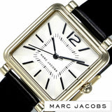 Marc Jacobs Vic Silver Dial Black Leather Strap Watch for Women - MJ1437