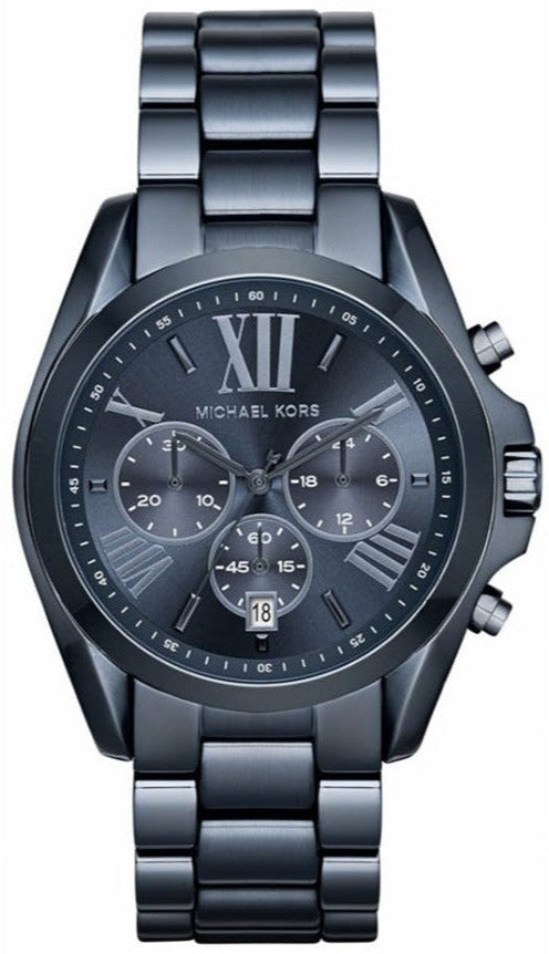 Michael Kors Bradshaw Blue Dial Blue Steel Strap Watch for Men - MK6248