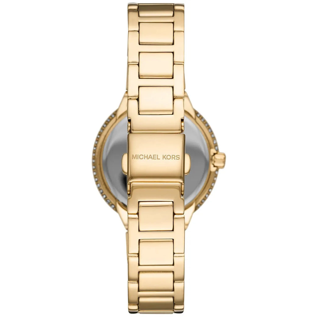 Michael Kors Taryn Quartz Gold Dial Gold Steel Strap Watch For Women - MK4459