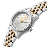 Michael Kors Lexington Analog Silver Dial Two Tone Steel Strap Watch for Women - MK4740