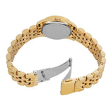 Michael Kors Lexington Pave Three-Hand Green Dial Gold Steel Strap Watch for Women - MK4842