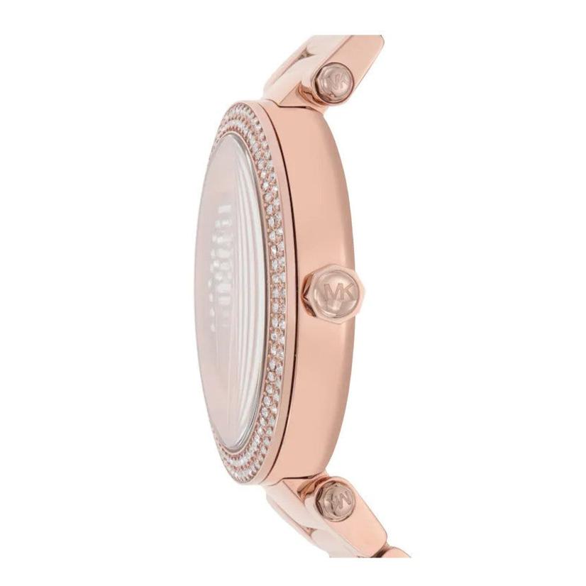 Michael Kors Parker Quartz Rose Gold Dial Rose Gold Steel Strap Watch For Women - MK6660