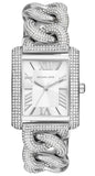 Michael Kors Emery Three Hand Silver Dial Silver Steel Strap Watch For Women - MK7299