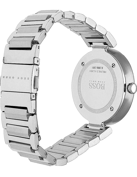 Hugo Boss Allusion Quartz Silver Dial Silver Steel Strap Watch For Women - 1502414