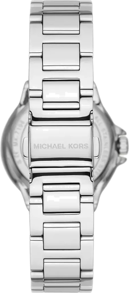 Michael Kors Camille Chronograph White Dial Silver Steel Strap Watch For Women - MK7198