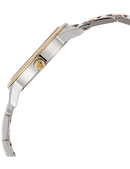 Michael Kors Hartman Quartz White Dial Two Tone Steel Strap Watch For Women - MK3521