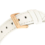 Swarovski Octea Chrono Crystals White Dial White Leather Strap Watch for Women - 5671150
