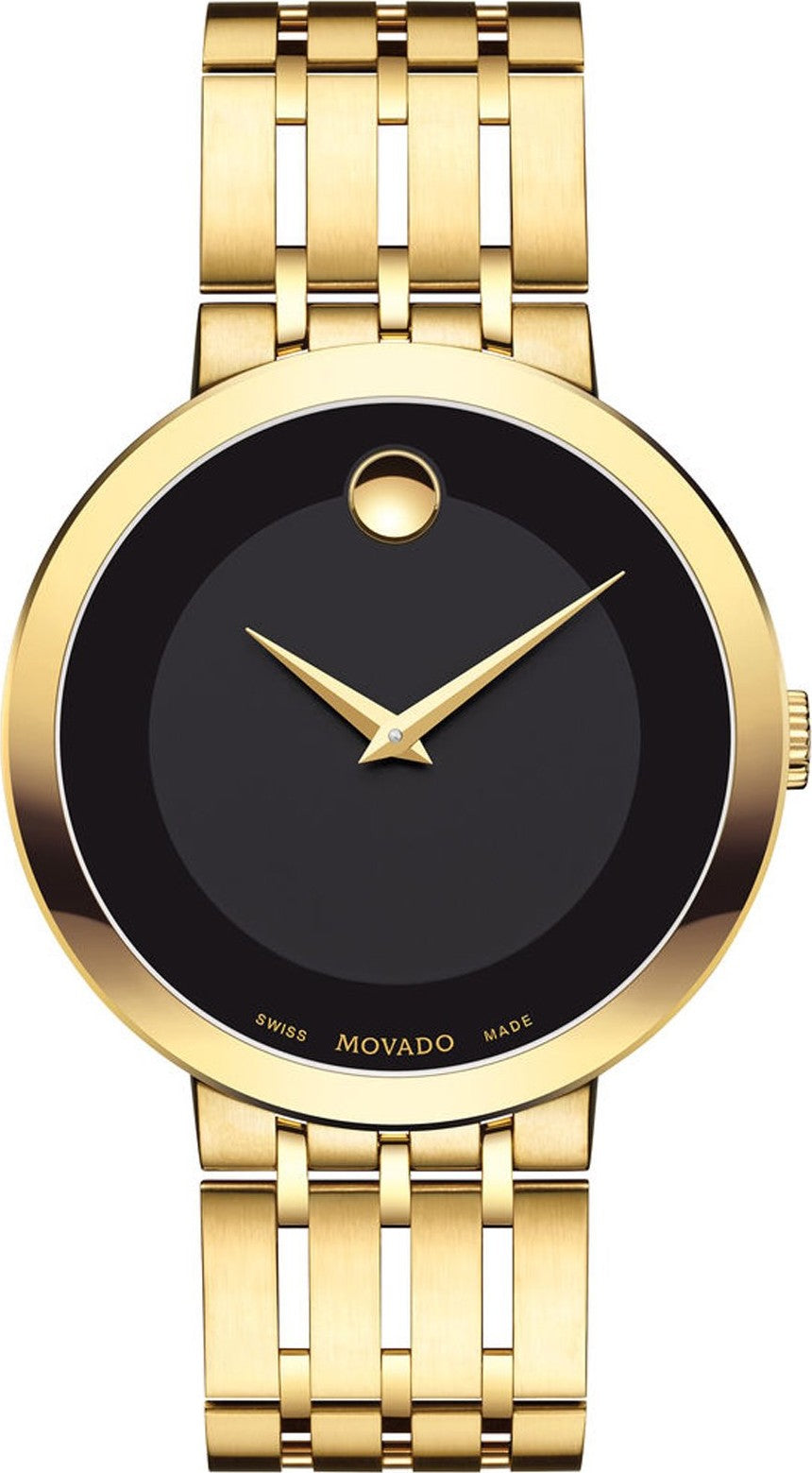 Movado Esperanza Museum 39mm Black Dial Stainless Steel  display picture 1