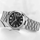 Citizen Tsuyosa Automatic Black Dial Silver Steel Strap Watch For Men - NJ0150-56E