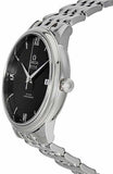 Omega De Ville Prestige Co-Axial Black Dial Silver Steel Strap Watch for Men - 424.10.40.20.01.001