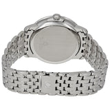 Omega De Ville Prestige Co-Axial Black Dial Silver Steel Strap Watch for Men - 424.10.40.20.01.001