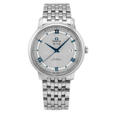 Omega De Ville Prestige Co-Axial Rhodium Silver Dial Silver Steel Strap Watch for Men - 424.10.40.20.02.001