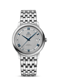 Omega De Ville Prestige Co-Axial Rhodium Silver Dial Silver Steel Strap Watch for Men - 424.10.40.20.02.001