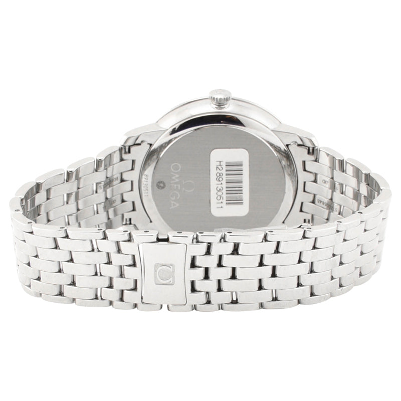 Omega De Ville Prestige Co-Axial Silver Dial Silver Steel Strap Watch for Men - 424.10.40.20.02.003