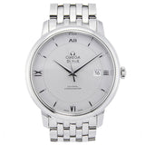 Omega De Ville Prestige Co-Axial Silver Dial Silver Steel Strap Watch for Men - 424.10.40.20.02.003