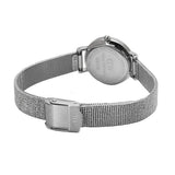 Daniel Wellington Classic Petite Sterling White Dial Silver Mesh Bracelet Watch for Women - DW00100442