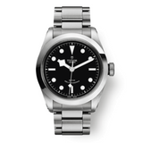 Tudor Black Bay Automatic Black Dial Silver Steel Strap Watch for Men - M79540-0001