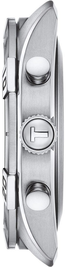 Tissot T Classic PR 100 Sport Chronograph Black Dial Silver Steel Strap Watch for Men - T101.617.11.051.00