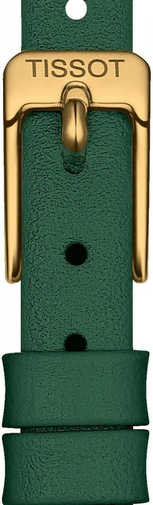 Tissot Lovely Round Green Mother of Pearl Dial Green Leather Strap Watch for Women - T140.009.36.091.00