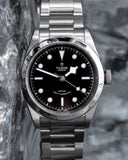 Tudor Black Bay Automatic Black Dial Silver Steel Strap Watch for Men - M79540-0001