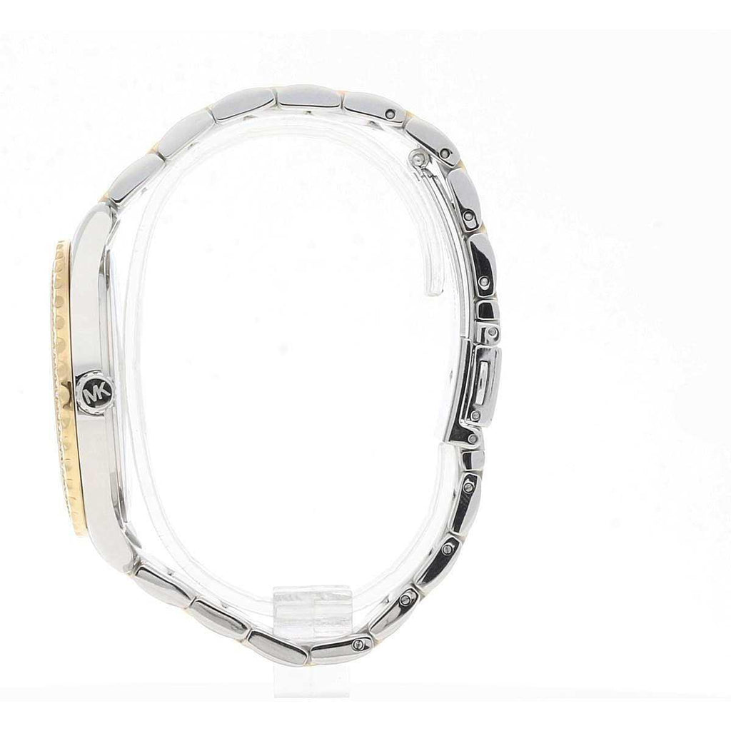 Michael Kors Layton Quartz Silver Dial Two Tone Steel Strap Watch For Women - MK6899