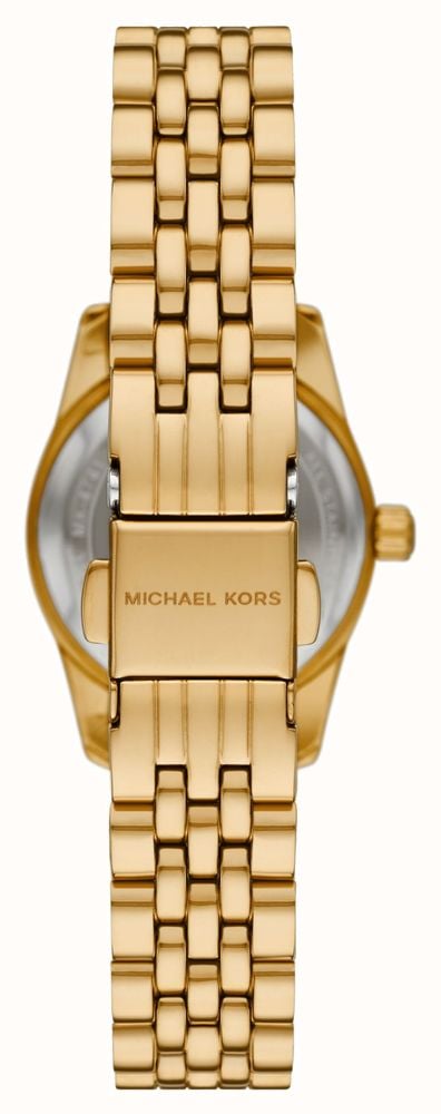 Michael Kors Lexington Analog Gold Dial Gold Steel Strap Watch for Women - MK4741