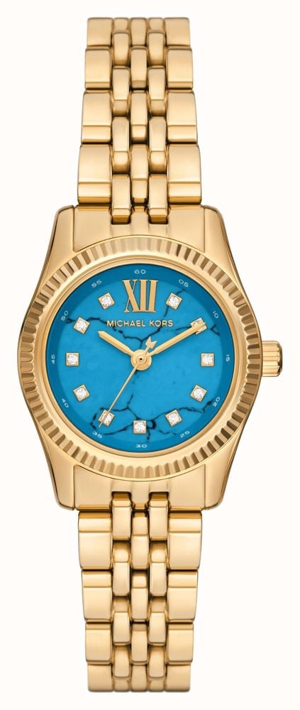 Michael Kors Women\'s Goldtone Watch w/Blue Dial Michael Kors MK6971 Everest Gold-Tone Blue Women main image 4