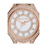 Michael Kors Kerry Mother of Pearl Dial Rose Gold Steel Strap Watch for Women - MK3313