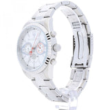 Maserati Competizione Chronograph White Dial Silver Steel Strap Watch For Men - R8853100017