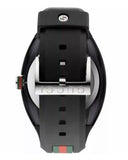 Gucci Sync XXL Quartz Black Dial Black Rubber Strap Watch For Men - YA137101