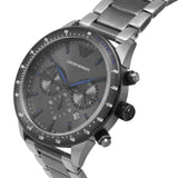 Emporio Armani Chronograph Grey Dial Two Tone Steel Strap Watch For Men - AR11391