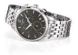 Tissot T Classic Tradition Chronograph Black Dial Silver Steel Strap Watch For Men - T063.617.11.057.00