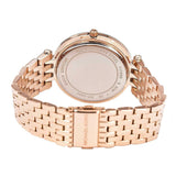 Mhichael Kors Darci Black Dial Rose Gold Steel Strap Watch for Women - MK3402