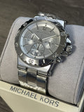 Michael Kors Dylan Silver Dial Silver Steel Strap Watch for Women - MK5312