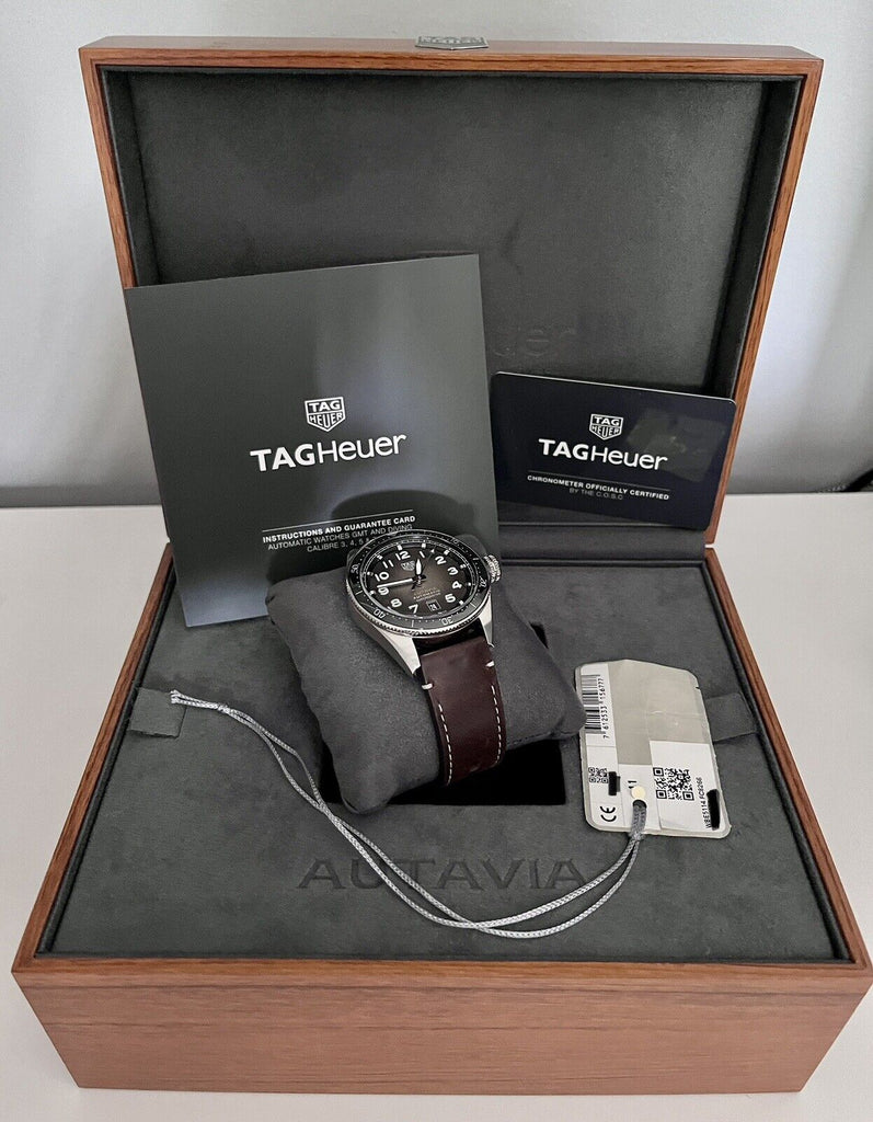 Tag Heuer Autavia Automatic Grey Dial Watch for Men - WBE5114.FC8266