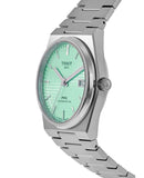 Tissot PRX Powermatic 80 Light Green Dial Silver Steel Strap Watch for Men - T137.207.11.091.01
