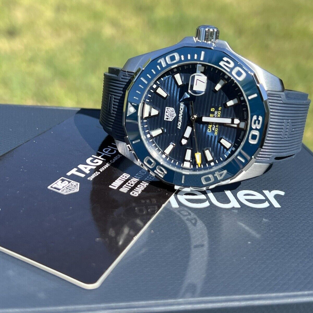 Tag Heuer Aquaracer Blue Dial Watch for Men - WAY201B.FT6150