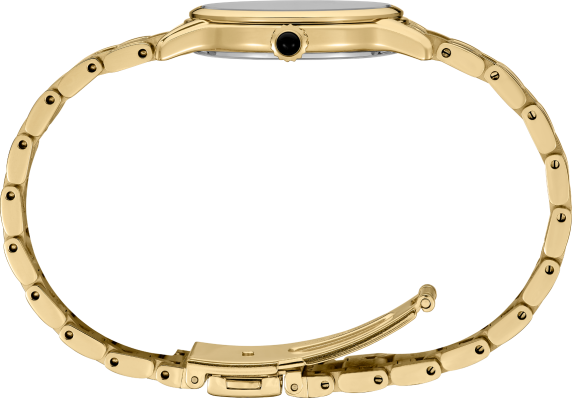 Marc Jacobs Vic Silver Dial Gold Steel Strap Watch for Women - MJ3462