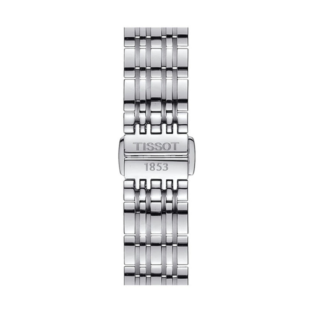 Tissot T Classic Carson Automatic White Dial Silver Steel Strap Watch For Women - T085.207.11.011.00