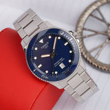 Tissot Seastar 1000 Blue Dial Silver Steel Strap Watch For Men - T120.410.11.041.00