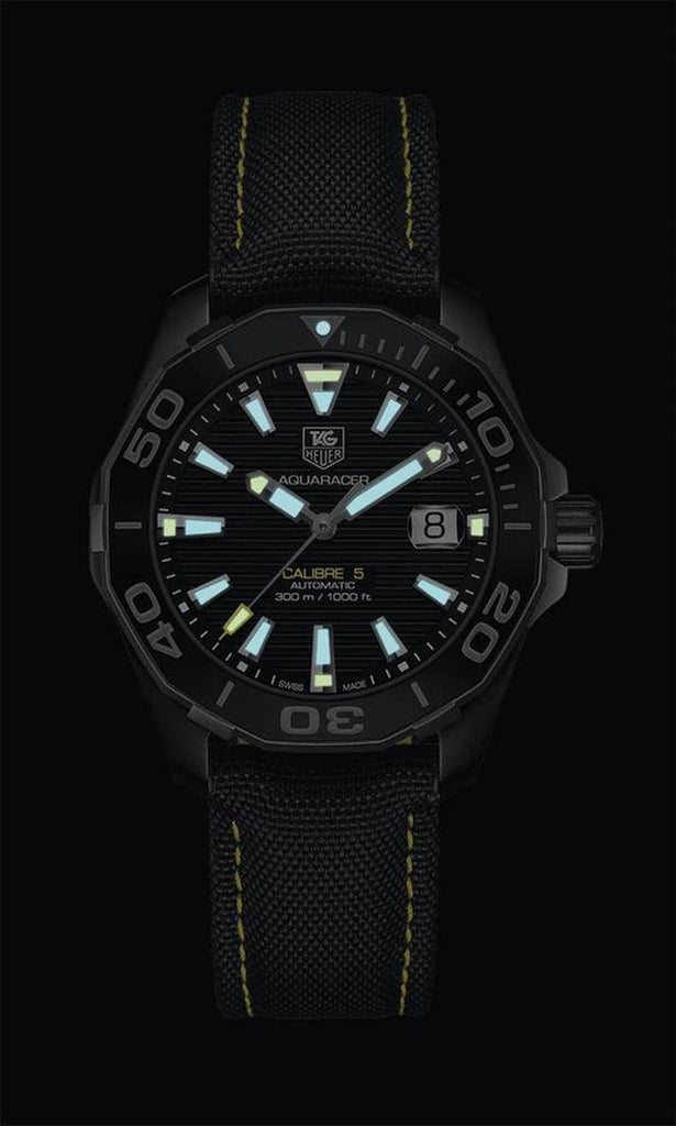 Tag Heuer Aquaracer Black Dial Watch for Men - WAY218A.FC6362