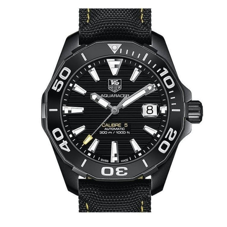 Tag Heuer Aquaracer Black Dial Watch for Men - WAY218A.FC6362