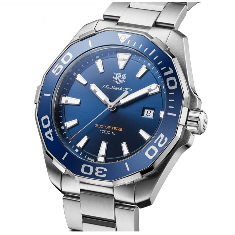 Tag Heuer Aquaracer Blue Dial Watch for Men - WAY101C.BA0746