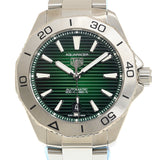 Tag Heuer Aquaracer Professional 200 Automatic Green Dial Silver Steel Strap Watch for Men - WBP2115.BA0627
