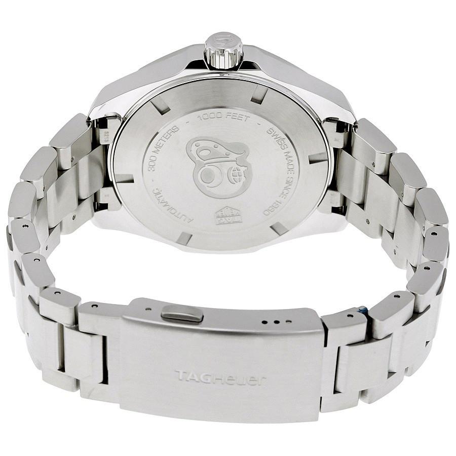 Tag Heuer Aquaracer Calibre 5 Blue Dial Silver Steel Strap Watch for Men - WAY201B.BA0927
