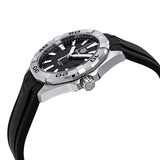 Tag Heuer Aquaracer Quartz Black Dial Black Rubber Strap Watch for Men -  WBD1110.FT8021